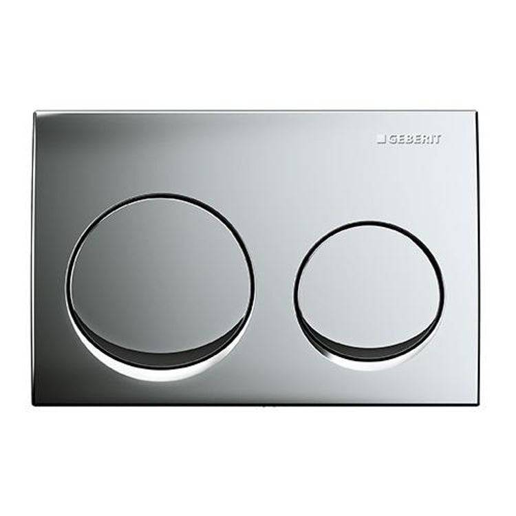 Picture of Geberit Actuator Plate Alpha 01 D-Flush Matt Crm-Plated