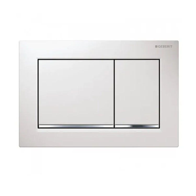 Picture of Geberit Actuator Plate Omega 30 D-Flush Wht-Brt/Crm