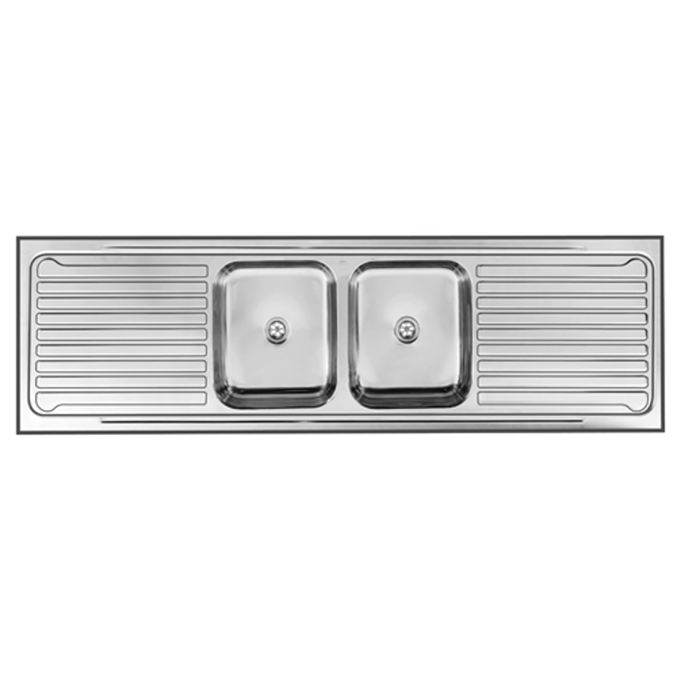Picture of Double Centre Bowl Sit On Sink 1800 x 535