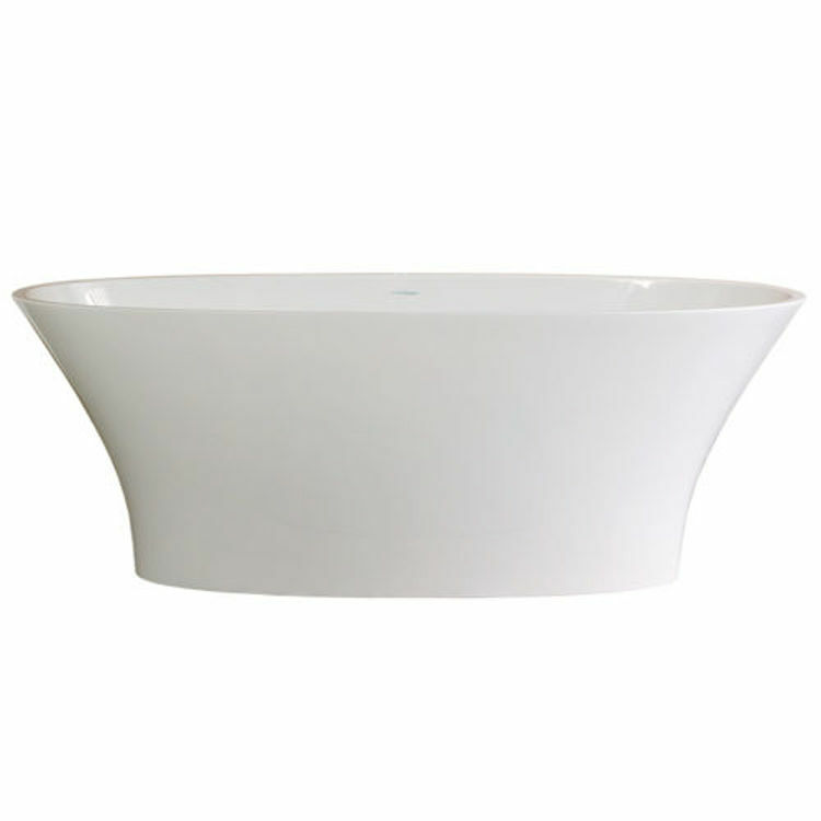 Picture of Victoria + Albert Ionian F/Stand Oval Bath Wh 1701 x 793