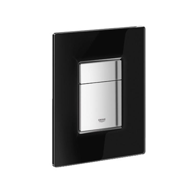 Show details for Skate Cosmo Wall Plate - Glass - Black Picture of Skate Cosmo Wall Plate - Glass - Black