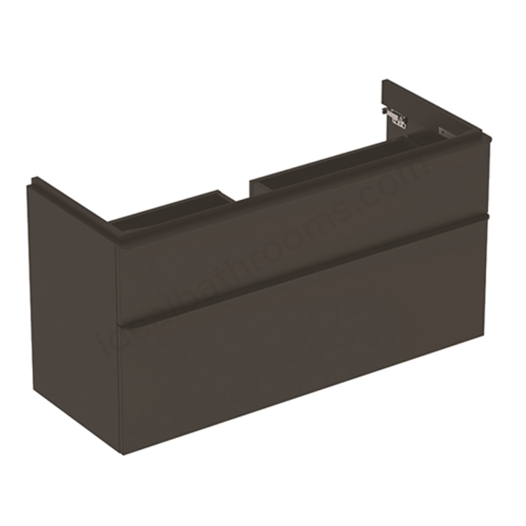 Picture of Smyle Square Cabinet For Hand Wash Basin 2 Drawer 1184 x 470 x 617 (Lava)