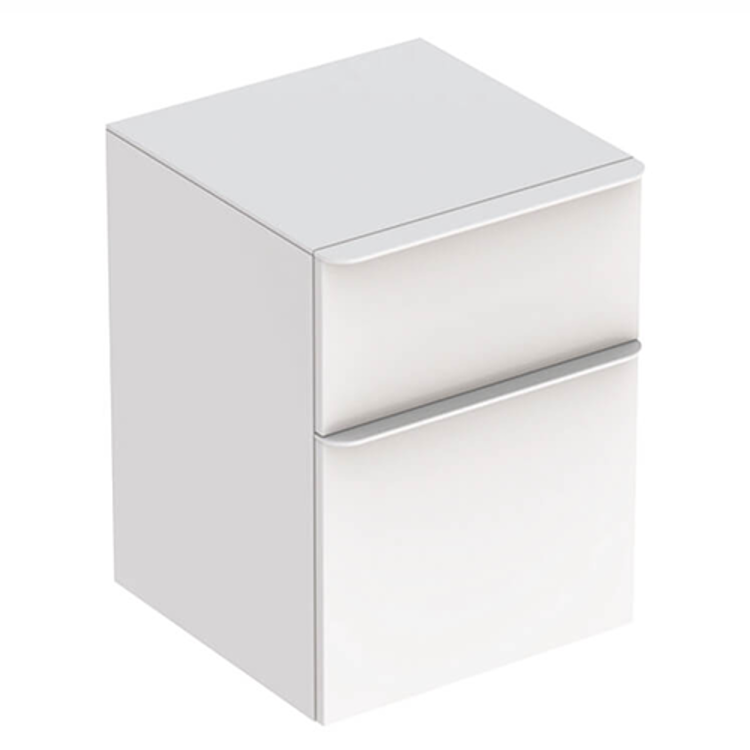 Picture of Smyle Square Low Cabinet 2 Drawer 450 x 470 x 600 (Wht)