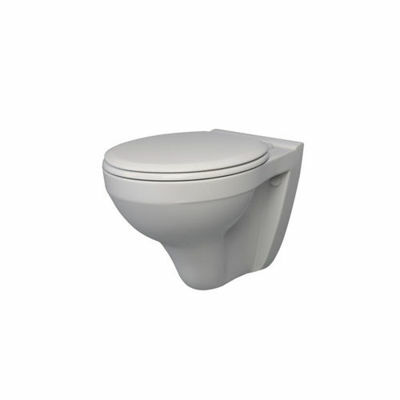Show details for Sydney Wall Hung Pan With MDF Seat Picture of Sydney Wall Hung Pan With MDF Seat