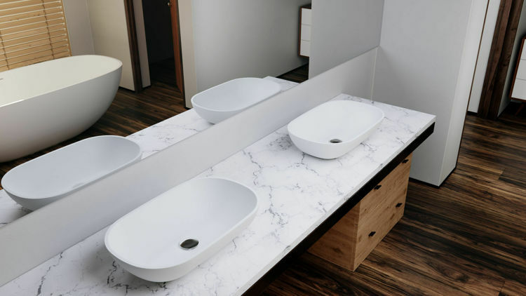 Picture of Dadoquartz Amsterdam Countertop Basin 550 x 350 x 125