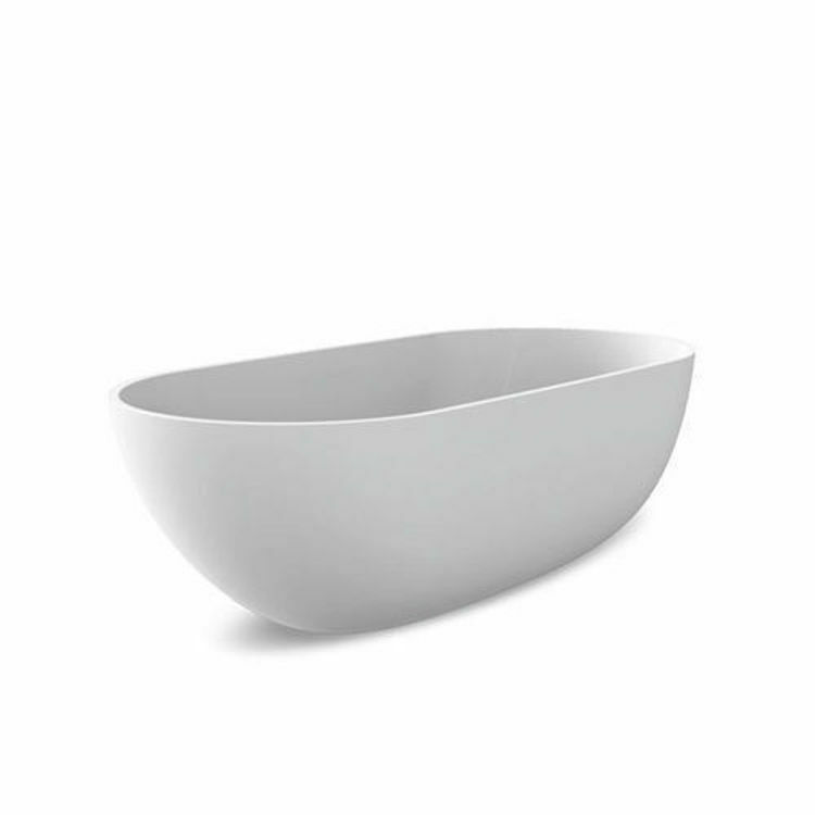 Picture of Dadoquartz Moloko Freestanding Bath 1775 x 785 (White)