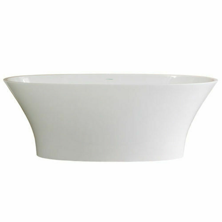 Picture of Victoria + Albert Ionian F/Stand Oval Bath Wh 1701 x 793