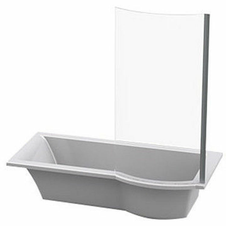 Picture of Tokyo Built-In Shower Bath with Shower Screen (Left Hand)