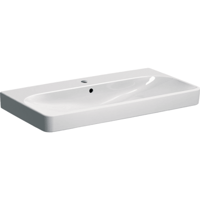 Show details for Smyle Square Wash Basin 750 x 480 with Tap Hole Picture of Smyle Square Wash Basin 750 x 480 with Tap Hole