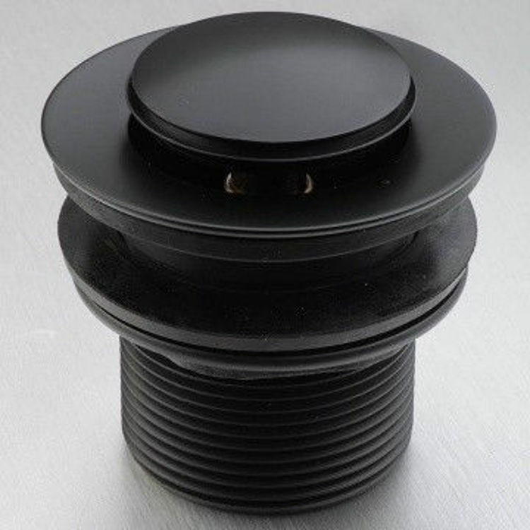 Picture of Gio Matt Black Pop Up Bath Waste (Long)