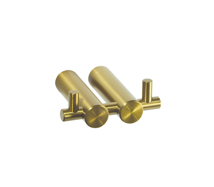 Picture of Blutide Brushed Brass Double Robe Hook