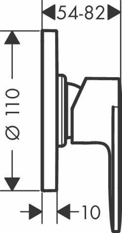 Picture of Hansgrohe Vernis Blend Concealed Shower Mixer
