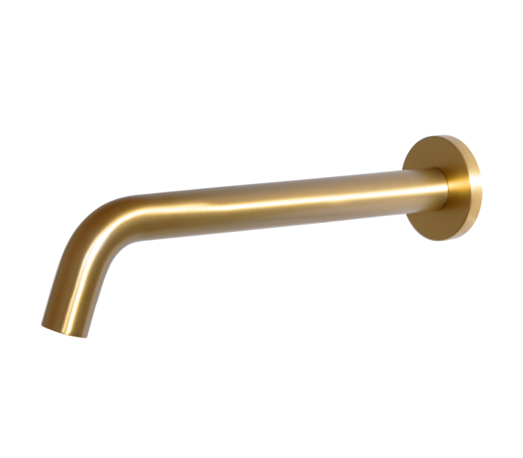 Picture of Blutide Round Round Wall Spout 200 mm (Brushed Brass)