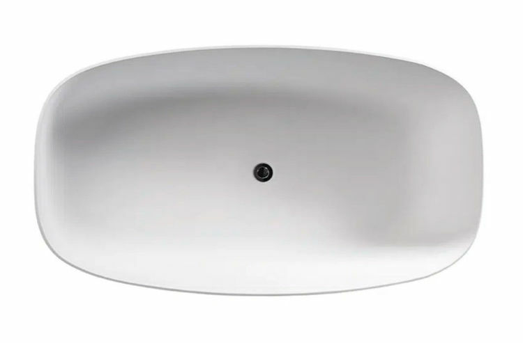 Picture of AVA FREE STAND BATH 1500 X 780 X 540 POLISHED WHT (NOF)