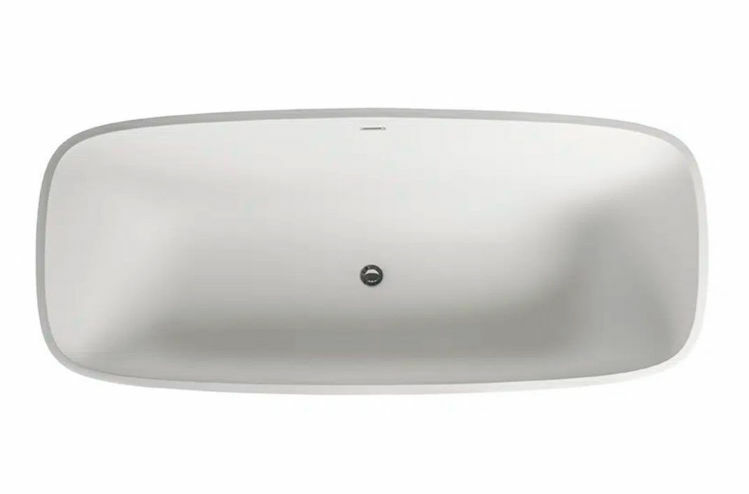 Picture of CARMEN F/STAND BATH WHT 1590 x 810 x 540 (NOF) PEARL WH