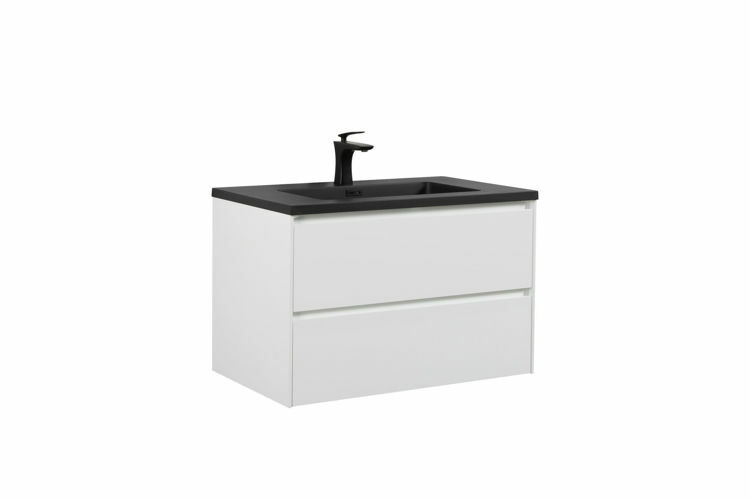 Picture of ENZO DOUBLE DRAWER & BASIN 800 COMBO black