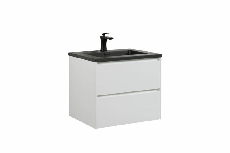 Picture of ENZO DOUBLE DRAWER & BASIN 600 COMBO black