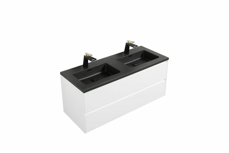 Picture of ENZO DOUBLE DRAWER & BASIN 1200 COMBO black