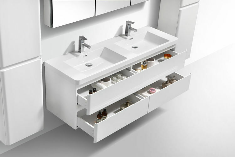 Picture of MILAN 1500 4 DRAWER WALL CABINET only
