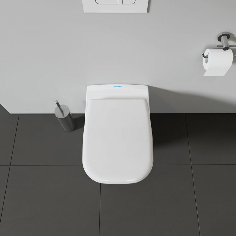 Picture of D-Code Wall-mounted toilet White High Gloss 545 mm