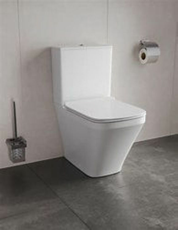 Picture of DuraStyle Toilet close-coupled White High Gloss 630 mm