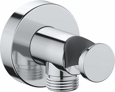 Show details for Showers & Accessoires wall outlet Chrome High Gloss Picture of Showers & Accessoires wall outlet Chrome High Gloss