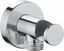 Show details for Showers & Accessoires wall outlet Chrome High Gloss Picture of Showers & Accessoires wall outlet Chrome High Gloss