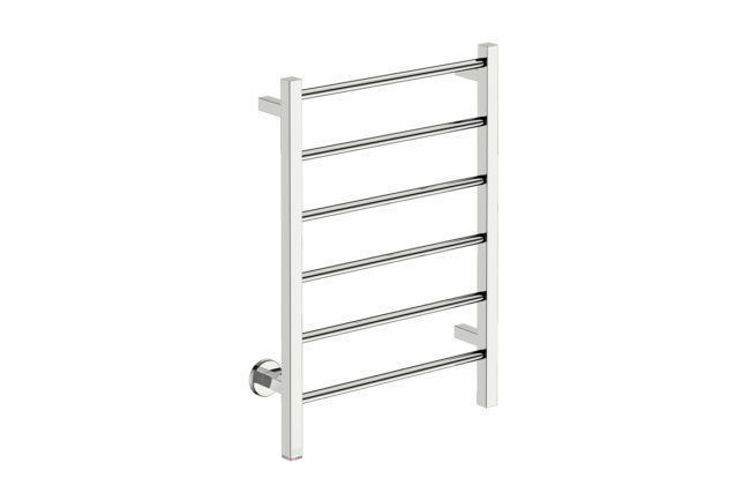 Picture of Bathroom Butler Contour 6 Bar 530 mm Straight Heated Towel Rail with PTSelect Switch