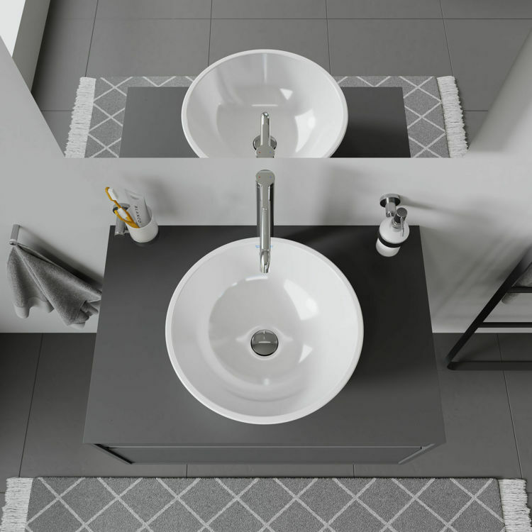 Picture of Bacino Washbowl White High Gloss 420 mm