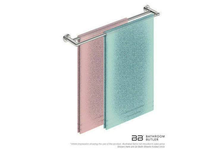Picture of Bathroom Butler 8282 Double Towel Rail 650 mm Polished