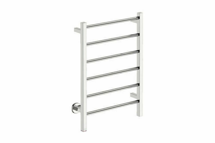 Picture of Bathroom Butler Contour 6 Bar 530 mm Straight Heated Towel Rail with PTSelect Switch