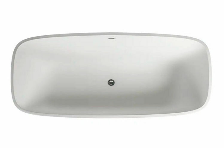 Picture of CARMEN F/STAND BATH WHT 1590 x 810 x 540 (NOF) PEARL WH
