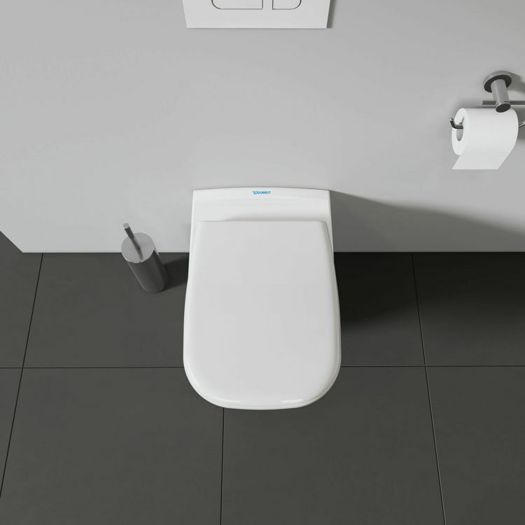 Picture of D-Code Wall-mounted toilet White High Gloss 545 mm