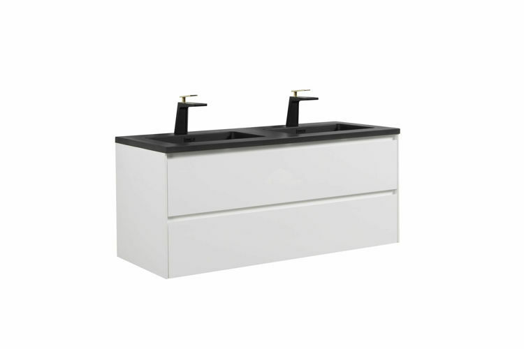 Picture of ENZO DOUBLE DRAWER & BASIN 1200 COMBO black