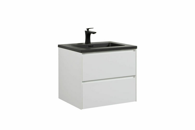 Picture of ENZO DOUBLE DRAWER & BASIN 600 COMBO black