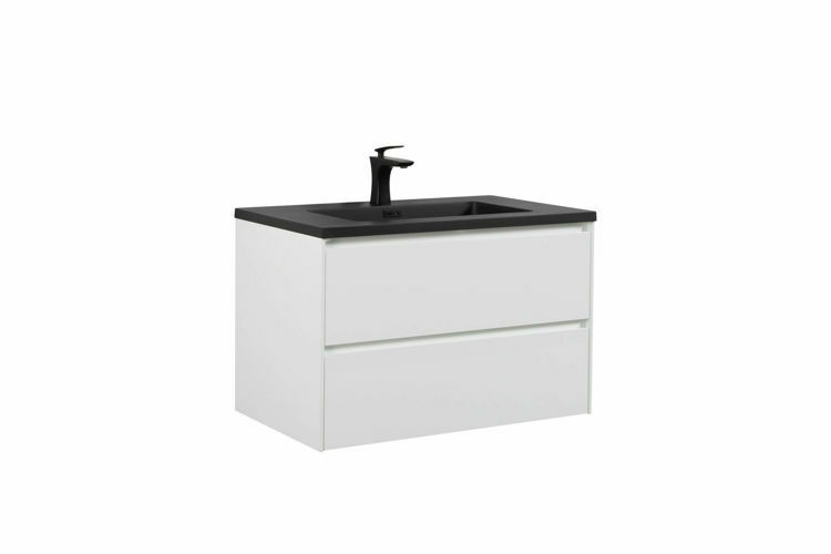 Picture of ENZO DOUBLE DRAWER & BASIN 800 COMBO black