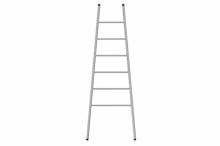 Picture of Liquid Red Felicity Ladder Rail 6 Bar