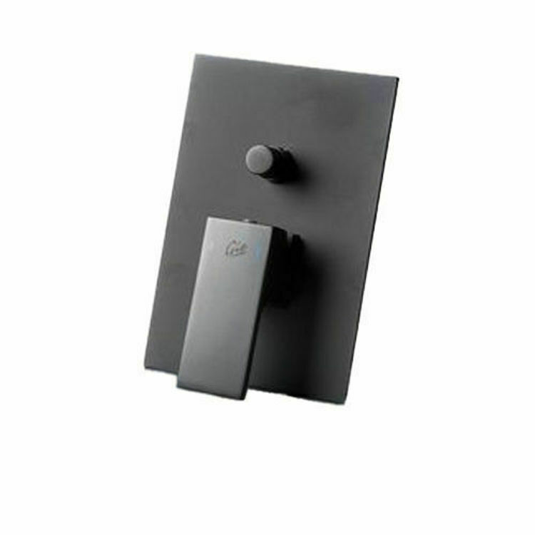 Picture of Matt Black Malta Concld Diverter Mixer Square