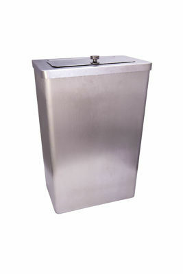 Show details for Sanitary Towel Bin 33 x 28 x 18 (Stainless Steel) Picture of Sanitary Towel Bin 33 x 28 x 18 (Stainless Steel)