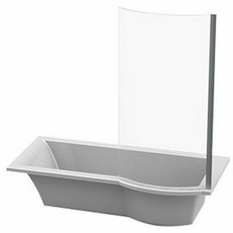 Picture of Tokyo Built-In Shower Bath with Shower Screen (Left Hand)
