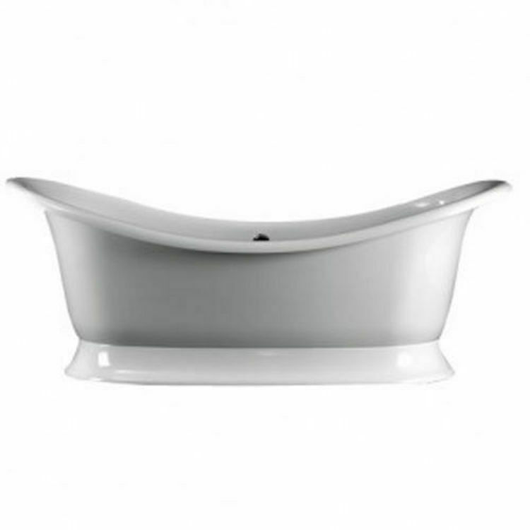 Picture of Victoria + Albert Marlborough F/Stand Oval Bath W/ Plinth 1890 x 860