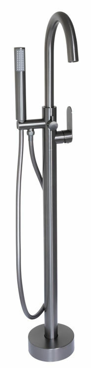 Picture of SATIN FREE STAND BATH MIXER GUNMETAL
