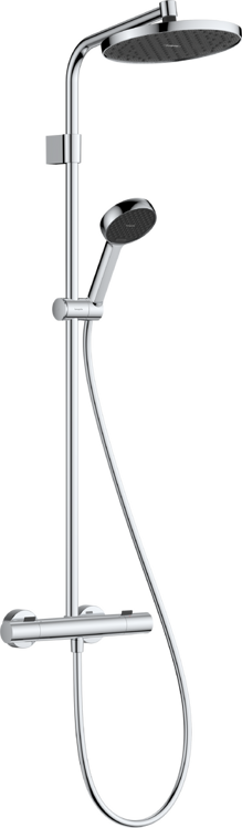 Picture of ACTIVERA S SHOWERPIPE 240 1JET ECOSMART PLUS ECOSTAT FINE VARIA CHROME