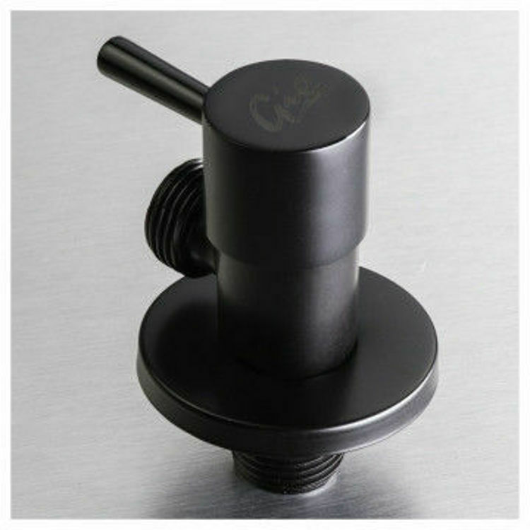 Picture of Gio Round 1/4 Turn Angle Valve (Matt Black)