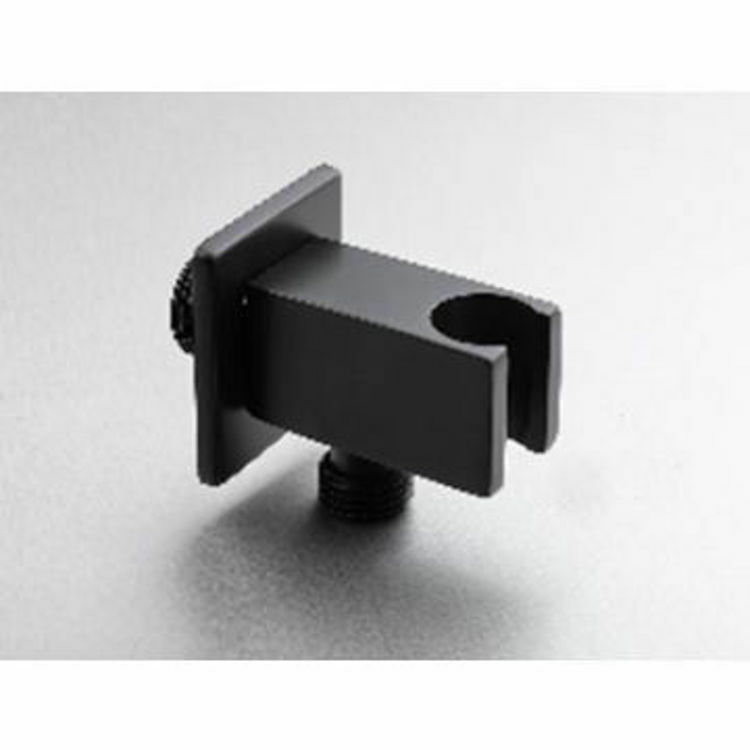 Picture of Gio Square Wall Outlet with Bracket (Matt Black)