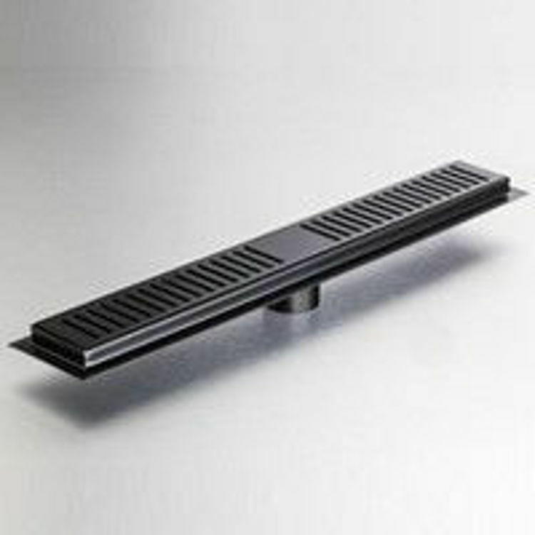 Picture of Gio Stainless Steel Shower Channel 860 mm (Matt Black)