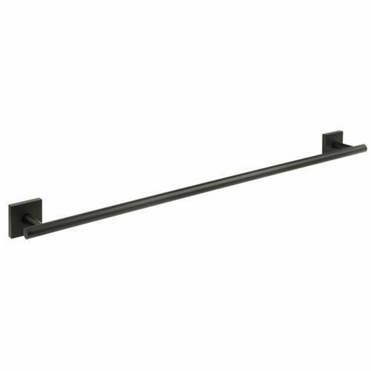 Picture of Liquid Red Integrity Single Towel Rail 430 mm Black
