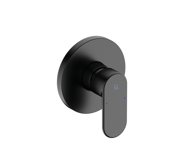 Picture of Liquid Red Solace Concealed Shower Mixer (Matt Black)