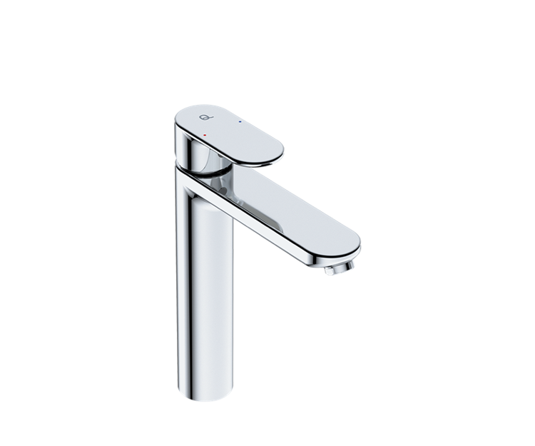 Picture of Liquid Red Solace Tall Basin Mixer 210 mm
