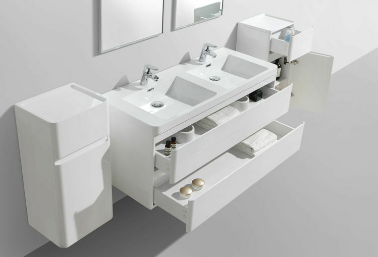Picture of MILAN 1200 DOUBLE DRAWER WALL CABINET only